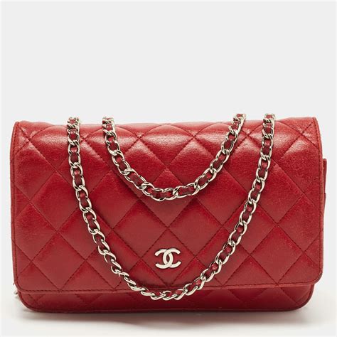 red wallet on chain chanel|classic wallet on chain chanel.